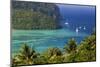 Thailand, Krabi Province, Ko Phi Phi Don Island, View of Ao Ton Sai and Ao Lo Dalam beaches-Michele Falzone-Mounted Photographic Print