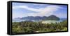 Thailand, Krabi Province, Ko Phi Phi Don Island, View of Ao Ton Sai and Ao Lo Dalam beaches-Michele Falzone-Framed Stretched Canvas