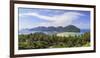 Thailand, Krabi Province, Ko Phi Phi Don Island, View of Ao Ton Sai and Ao Lo Dalam beaches-Michele Falzone-Framed Photographic Print