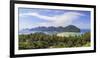 Thailand, Krabi Province, Ko Phi Phi Don Island, View of Ao Ton Sai and Ao Lo Dalam beaches-Michele Falzone-Framed Photographic Print