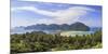 Thailand, Krabi Province, Ko Phi Phi Don Island, View of Ao Ton Sai and Ao Lo Dalam beaches-Michele Falzone-Mounted Photographic Print