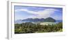 Thailand, Krabi Province, Ko Phi Phi Don Island, View of Ao Ton Sai and Ao Lo Dalam beaches-Michele Falzone-Framed Photographic Print