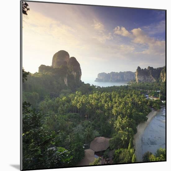 Thailand, Krabi Province, Railay Beach, Laem Phra Nang Peninsula-Michele Falzone-Mounted Photographic Print