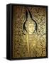 Thailand, Lamphun, Wat Haripunchai, Door Detail-Steve Vidler-Framed Stretched Canvas