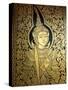 Thailand, Lamphun, Wat Haripunchai, Door Detail-Steve Vidler-Stretched Canvas