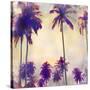 Thailand Palms 1-Victoria Brown-Stretched Canvas