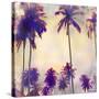 Thailand Palms 1-Victoria Brown-Stretched Canvas