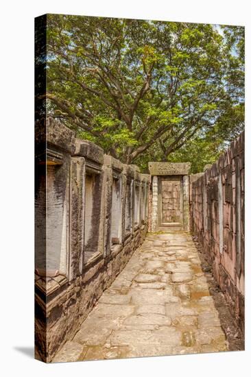 Thailand. Phimai Historical Park. Ruins of ancient Khmer temple complex.-Tom Haseltine-Stretched Canvas