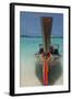 Thailand, Phuket, Island of Phi Phi Don. Traditional Longboat-Cindy Miller Hopkins-Framed Photographic Print