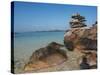 Thailand, Phuket, Phi Phi Islands, Rock display at Island Beach-Terry Eggers-Stretched Canvas