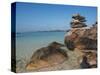 Thailand, Phuket, Phi Phi Islands, Rock display at Island Beach-Terry Eggers-Stretched Canvas