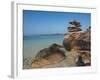Thailand, Phuket, Phi Phi Islands, Rock display at Island Beach-Terry Eggers-Framed Photographic Print