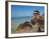 Thailand, Phuket, Phi Phi Islands, Rock display at Island Beach-Terry Eggers-Framed Photographic Print