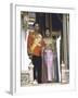 Thailand's King Bhumibol Adulyadej with Wife, Queen Sirikit at the Palace-John Dominis-Framed Premium Photographic Print