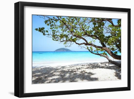 Thailand, Similan Islands. Tropical Beach on Island N.4-Matteo Colombo-Framed Photographic Print