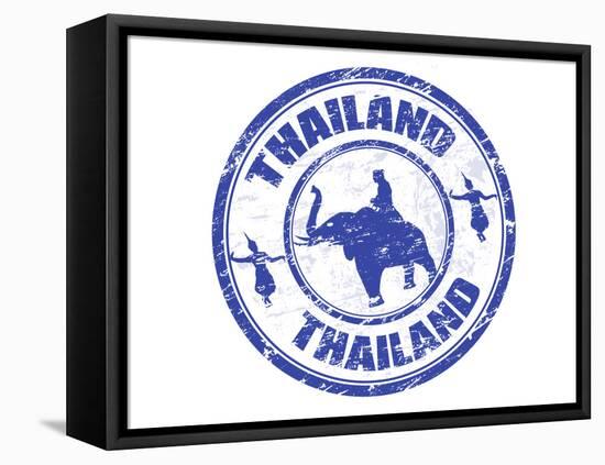 Thailand Stamp-radubalint-Framed Stretched Canvas