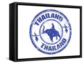 Thailand Stamp-radubalint-Framed Stretched Canvas