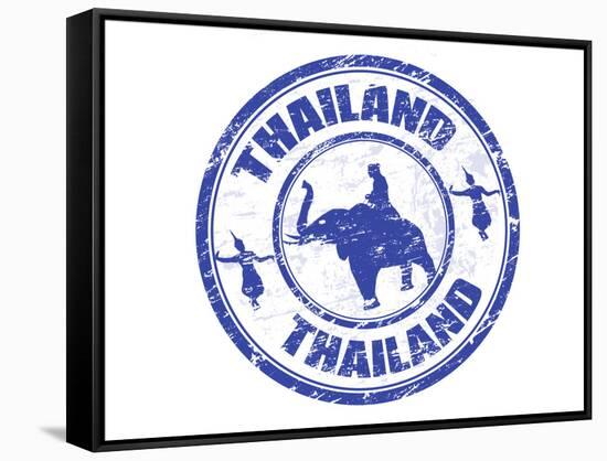 Thailand Stamp-radubalint-Framed Stretched Canvas