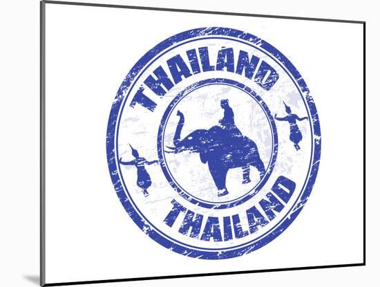 Thailand Stamp-radubalint-Mounted Art Print