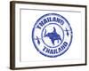 Thailand Stamp-radubalint-Framed Art Print