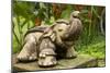 Thailand Stone Sculpture of an Elephant-null-Mounted Photographic Print