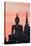 Thailand, Sukhothai Historical Park. Wat Mahathat Temple at Sunset-Matteo Colombo-Stretched Canvas