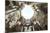 Thailand, Sukhothai Historical Park. Wat Si Chum Temple with Giant Buddha Statue, Low Angle View-Matteo Colombo-Mounted Photographic Print