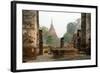 Thailand, Sukhothai. Wat Mahathat Chedi at Sukhothai Historic Park-Kevin Oke-Framed Photographic Print
