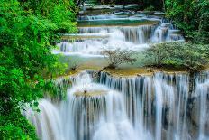 Huay Mae Khamin - Waterfall-ThaiWanderer-Mounted Photographic Print