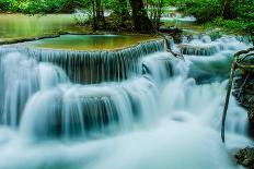 Huay Mae Khamin - Waterfall, Flowing Water, Paradise in Thailand.-ThaiWanderer-Photographic Print