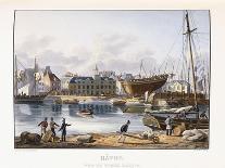 Le Havre, Seen from the Old Dock, 1823-1826-Thales Fielding-Stretched Canvas