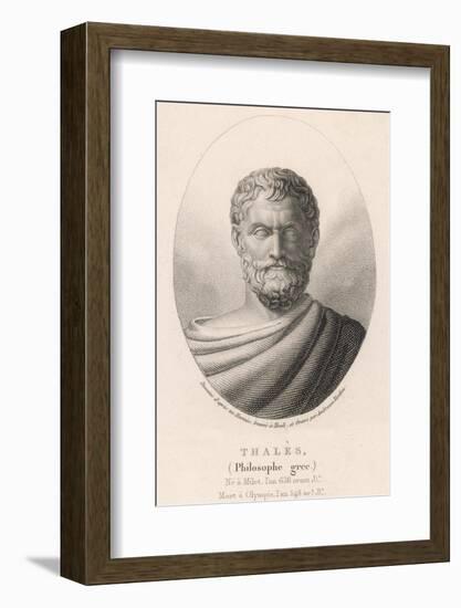Thales of Miletus Greek Philosopher and Scientist-Ambroise Tardieu-Framed Photographic Print