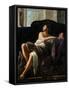 Thalia, Muse of Comedy-Giovanni Baglione-Framed Stretched Canvas