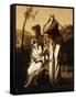 Thamar et Juda-Horace Vernet-Framed Stretched Canvas