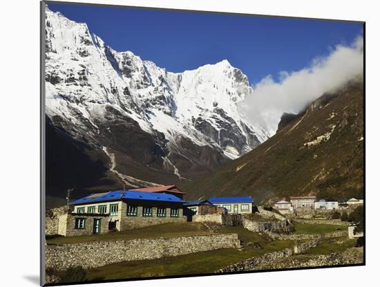 Thame Village, Sagarmatha Nat'l Park, UNESCO World Heritage Site, Sagarmatha, Nepal-Jochen Schlenker-Mounted Photographic Print