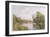 Thames, 1879 (W/C on Paper)-William Bradley-Framed Giclee Print