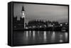 Thames and Big Ben-Giuseppe Torre-Framed Stretched Canvas