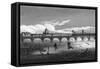 Thames at Charing X-null-Framed Stretched Canvas