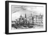 Thames at Custom House-Thomas H Shepherd-Framed Art Print