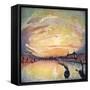 Thames at Eventide-null-Framed Stretched Canvas