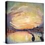 Thames at Eventide-null-Stretched Canvas