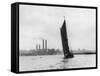 Thames Barge-null-Framed Stretched Canvas