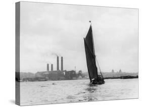 Thames Barge-null-Stretched Canvas