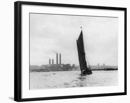 Thames Barge-null-Framed Photographic Print