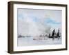 Thames Barges, Greenhithe, 1932-Philip Wilson Steer-Framed Giclee Print