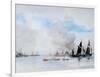 Thames Barges, Greenhithe, 1932-Philip Wilson Steer-Framed Giclee Print