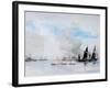 Thames Barges, Greenhithe, 1932-Philip Wilson Steer-Framed Giclee Print