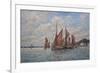 Thames Barges Racing Off Pin Mill, Suffolk, 2008-John Sutton-Framed Giclee Print