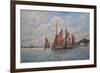 Thames Barges Racing Off Pin Mill, Suffolk, 2008-John Sutton-Framed Giclee Print