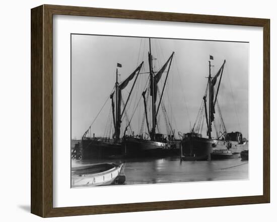 Thames Barges-null-Framed Photographic Print